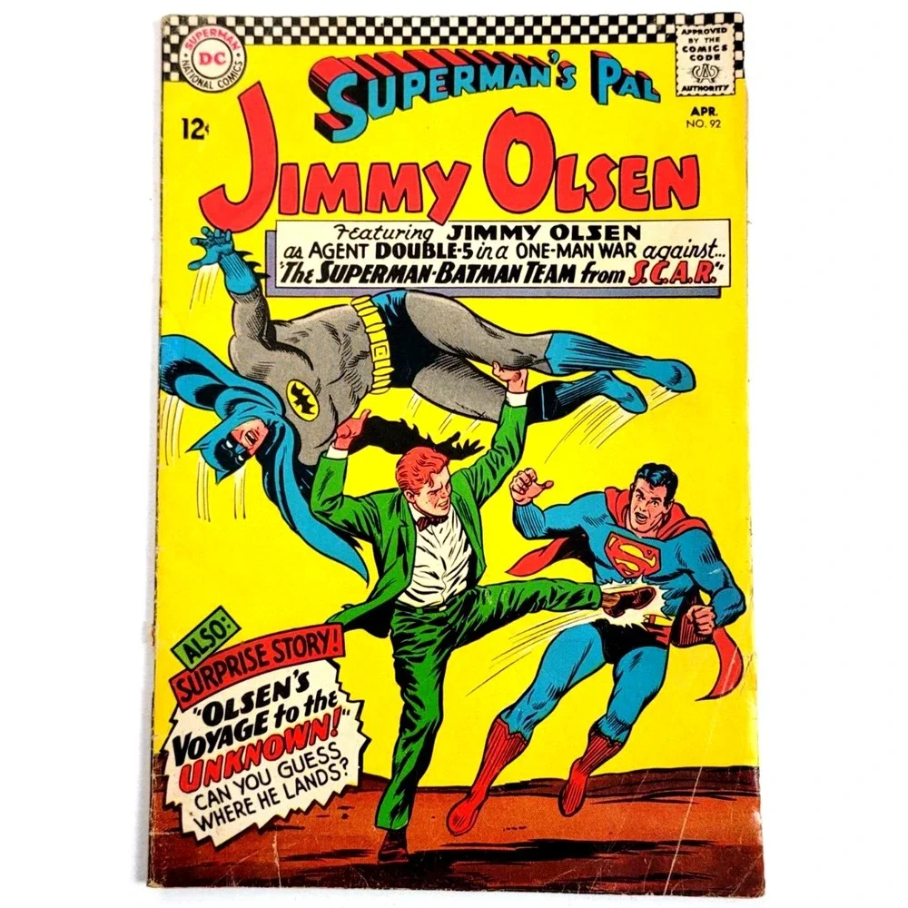 SUPERMAN'S PAL JIMMY OLSEN  #92  (1966) / FN / DC COMICS / BATMAN‎